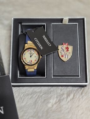 Citizen Disney Snow White Eco Drive Watch With Pin